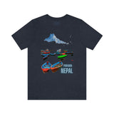 "Pokhara, Nepal" Printed Unisex Jersey Short Sleeve Tee