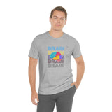 "Brain" Printed Unisex Jersey Short Sleeve Tee