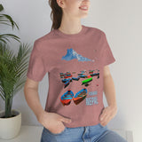 "Pokhara, Nepal" Printed Unisex Jersey Short Sleeve Tee