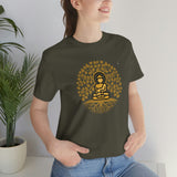 "Buddha Tree Of Life" Printed Unisex Jersey Short Sleeve Tee