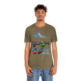 "Pokhara, Nepal" Printed Unisex Jersey Short Sleeve Tee