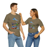 "Pokhara, Nepal" Printed Unisex Jersey Short Sleeve Tee