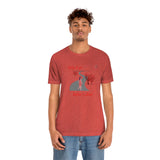 "Miles to go before I sleep - Female" Printed Unisex Jersey Short Sleeve Tee