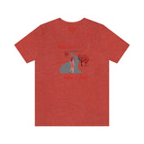 "Miles to go before I sleep - Female" Printed Unisex Jersey Short Sleeve Tee