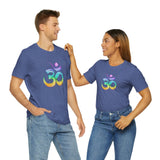 "OM" Printed Unisex Jersey Short Sleeve Tee