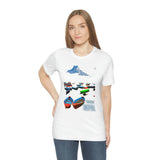 "Pokhara, Nepal" Printed Unisex Jersey Short Sleeve Tee