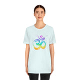 "OM" Printed Unisex Jersey Short Sleeve Tee