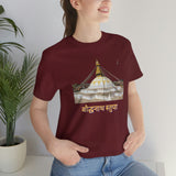 "Boudhanath Stupa" Printed Unisex Jersey Short Sleeve Tee