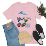 "Pokhara, Nepal" Printed Unisex Jersey Short Sleeve Tee