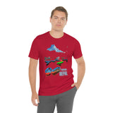 "Pokhara, Nepal" Printed Unisex Jersey Short Sleeve Tee