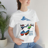 "Pokhara, Nepal" Printed Unisex Jersey Short Sleeve Tee