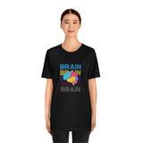 "Brain" Printed Unisex Jersey Short Sleeve Tee