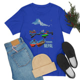 "Pokhara, Nepal" Printed Unisex Jersey Short Sleeve Tee