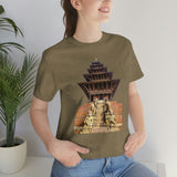 "Nyatapola" Printed Unisex Jersey Short Sleeve Tee