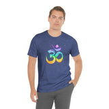 "OM" Printed Unisex Jersey Short Sleeve Tee