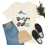 "Pokhara, Nepal" Printed Unisex Jersey Short Sleeve Tee