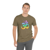 "OM" Printed Unisex Jersey Short Sleeve Tee