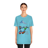 "Pokhara, Nepal" Printed Unisex Jersey Short Sleeve Tee