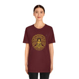 "Buddha Tree Of Life" Printed Unisex Jersey Short Sleeve Tee