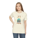 "My Dog Walks Me Everyday" Printed Unisex Jersey Short Sleeve Tee