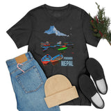 "Pokhara, Nepal" Printed Unisex Jersey Short Sleeve Tee