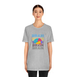"Brain" Printed Unisex Jersey Short Sleeve Tee