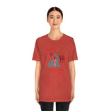 "Miles to go before I sleep - Female" Printed Unisex Jersey Short Sleeve Tee