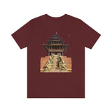 "Nyatapola" Printed Unisex Jersey Short Sleeve Tee