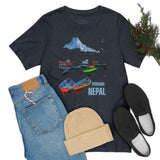 "Pokhara, Nepal" Printed Unisex Jersey Short Sleeve Tee