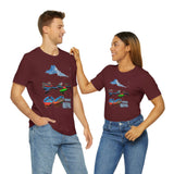 "Pokhara, Nepal" Printed Unisex Jersey Short Sleeve Tee