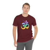 "OM" Printed Unisex Jersey Short Sleeve Tee