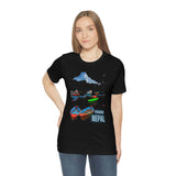 "Pokhara, Nepal" Printed Unisex Jersey Short Sleeve Tee