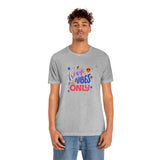 "Good Vibes Only" Printed Unisex Jersey Short Sleeve Tee