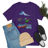 "Pokhara, Nepal" Printed Unisex Jersey Short Sleeve Tee