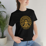 "Buddha Tree Of Life" Printed Unisex Jersey Short Sleeve Tee