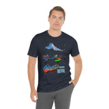 "Pokhara, Nepal" Printed Unisex Jersey Short Sleeve Tee