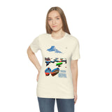 "Pokhara, Nepal" Printed Unisex Jersey Short Sleeve Tee
