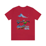 "Pokhara, Nepal" Printed Unisex Jersey Short Sleeve Tee