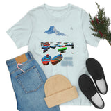 "Pokhara, Nepal" Printed Unisex Jersey Short Sleeve Tee