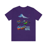 "Pokhara, Nepal" Printed Unisex Jersey Short Sleeve Tee