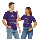"Pokhara, Nepal" Printed Unisex Jersey Short Sleeve Tee