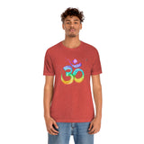 "OM" Printed Unisex Jersey Short Sleeve Tee