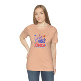 "Good Vibes Only" Printed Unisex Jersey Short Sleeve Tee
