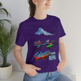 "Pokhara, Nepal" Printed Unisex Jersey Short Sleeve Tee