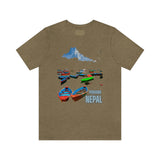 "Pokhara, Nepal" Printed Unisex Jersey Short Sleeve Tee