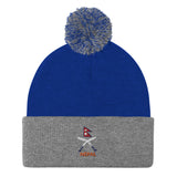 "Nepal Logo" Printed Pom-Pom Beanie