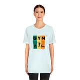 "GYM" Printed Unisex Jersey Short Sleeve Tee