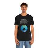 "Tree of Life, Buddha" Printed Unisex Jersey Short Sleeve Tee