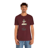 "Keep Calm and do Yoga" Printed Unisex Jersey Short Sleeve Tee