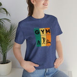 "GYM" Printed Unisex Jersey Short Sleeve Tee